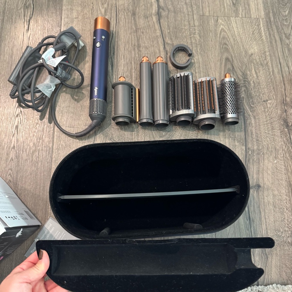 Dyson airwrap Blue and Copper Hair Styling Set long compete set multi styler - Picture 8 of 16